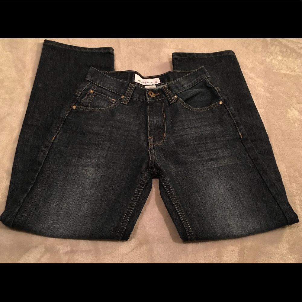 PAPER DENIM & CLOTH Dark Straight Leg Jean S12